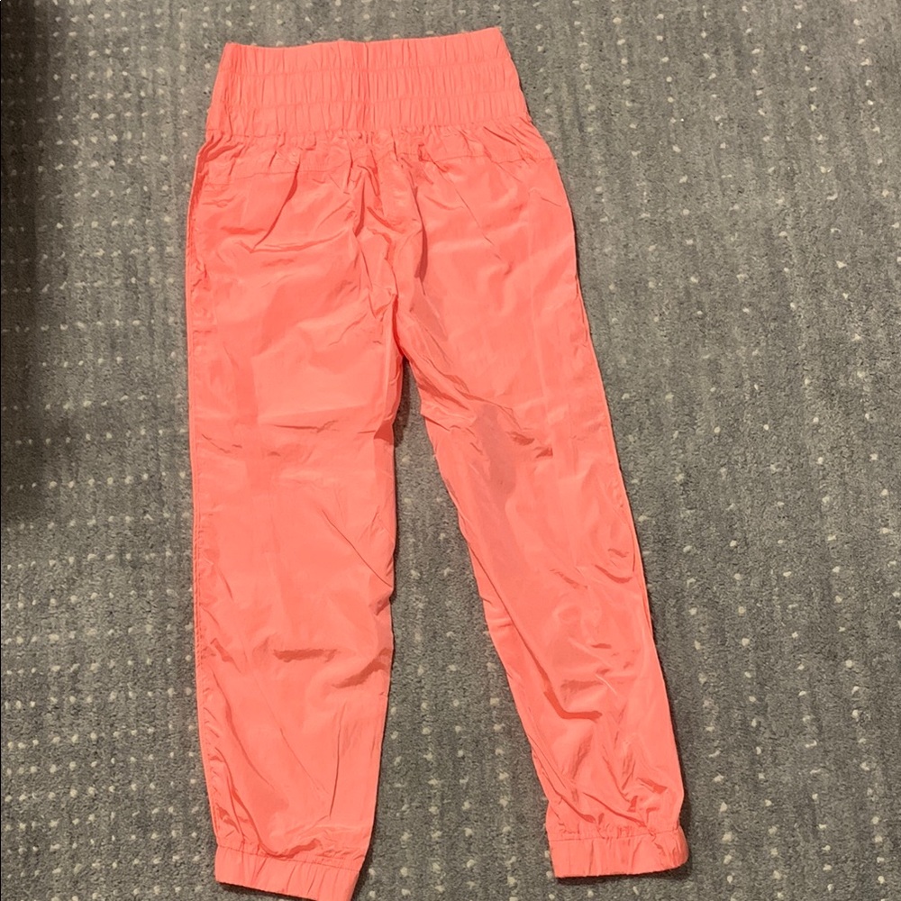 FP Movement by Free People Bright Coral Track Jogger  parachute Pants - Picture 7 of 7